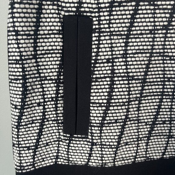 Banana Republic Tweed Shift Dress in black and white size 12 - Picture 6 of 8